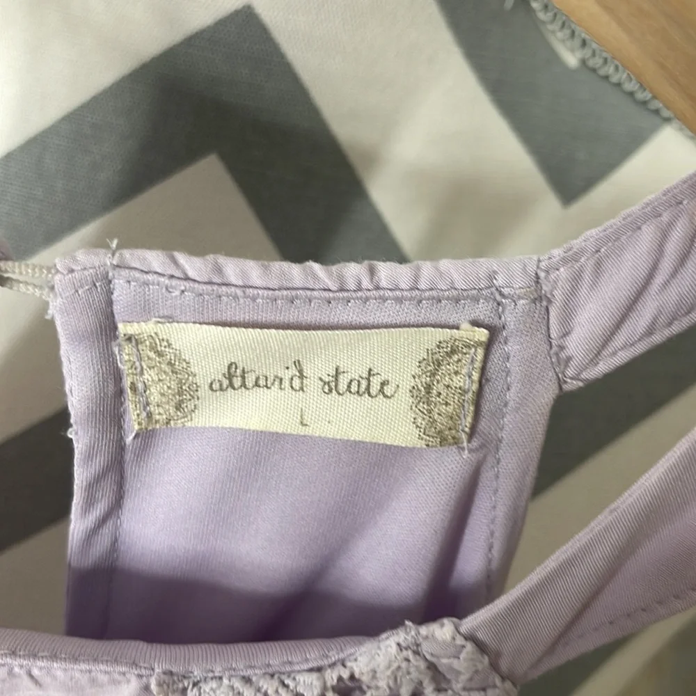 Women’s Altar’d State Lilac Maxi Dress Size Large - Picture 3 of 8